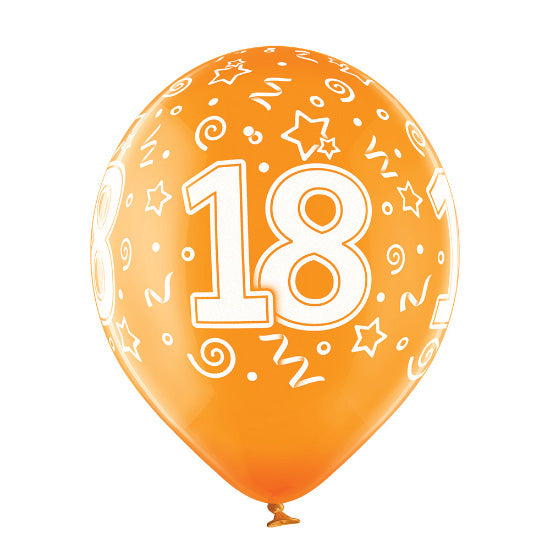 Luftballon Happy Birthday ca.30/33cmØ/100 Stk. Bunt