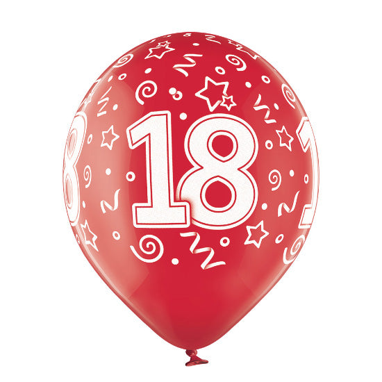 Luftballon Happy Birthday ca.30/33cmØ/100 Stk. Bunt
