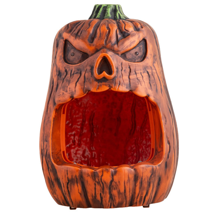 Beißende Kürbis-Bonbonschale - Animiert | 33 cm - Halloween Dekoration