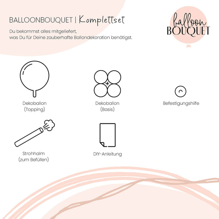 Folienballon Bouquet "Baby Little Friends"