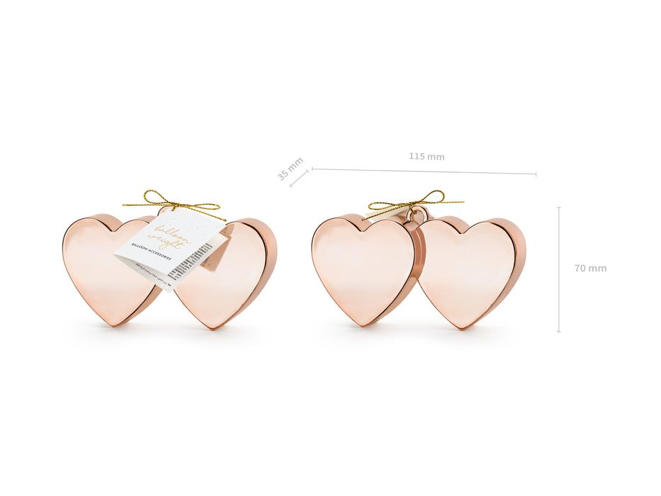 Ballongewicht 130g Doppelherz Roségold