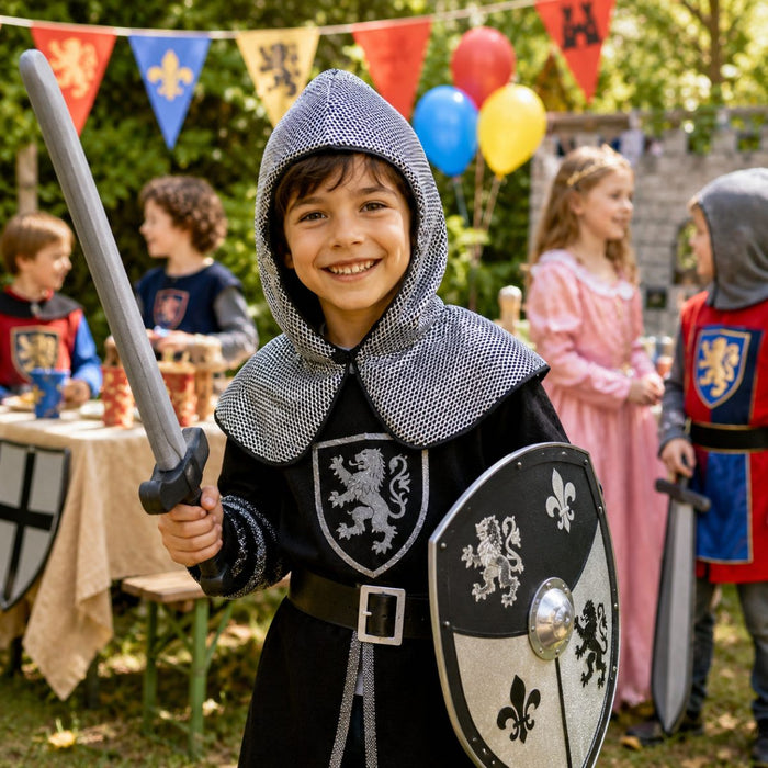 Ritterhaube zum Mittelalter Kostüm | Kindergröße