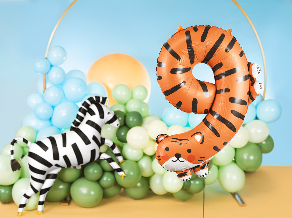 Riesenzahl #9 Tiger | ca. 64 x 87 cm