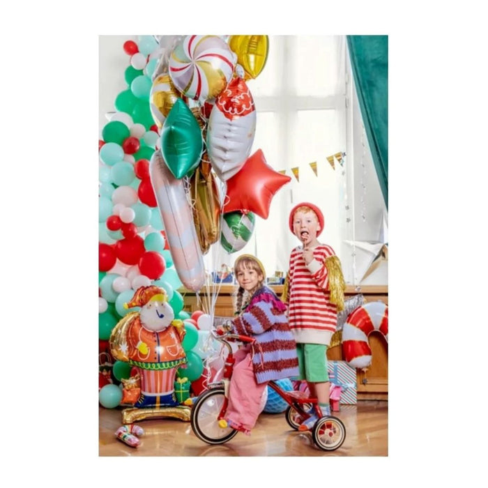 Folienballons "Zuckerstangen" | 5er Set - 18,5x35cm