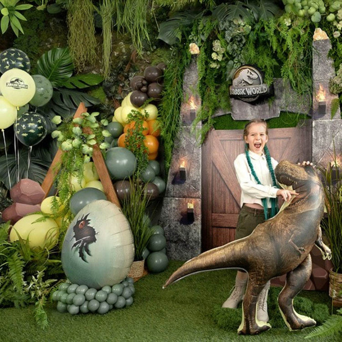Folienballon "Jurassic World T-Rex" | 92x98cm  (MIT LUFT oder HELIUM ZU BEFÜLLEN)