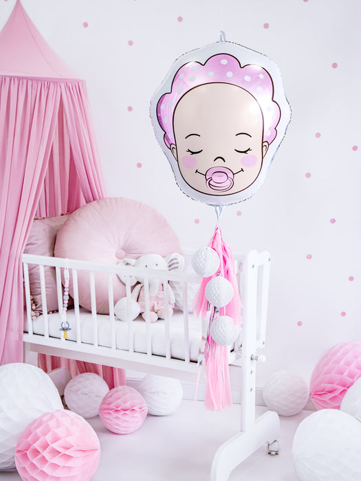 ABC18 Folienballon "Baby Girl" | Ø 45 cm