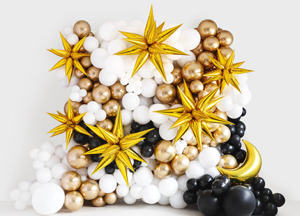 ABC Shape Folienballon 3D-Stern | Gold 70cm
