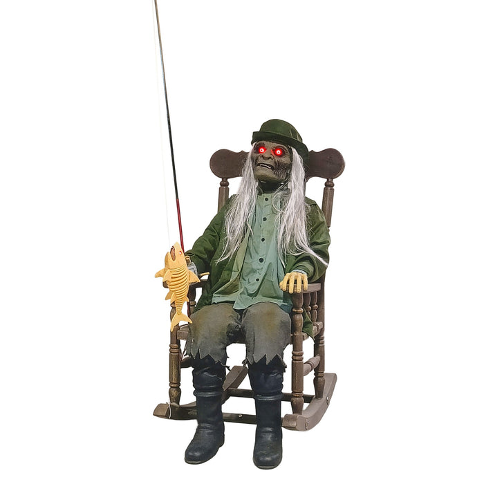 Rockender Fischer "Freddy" - Animiert | 185 cm - Halloween Dekoration
