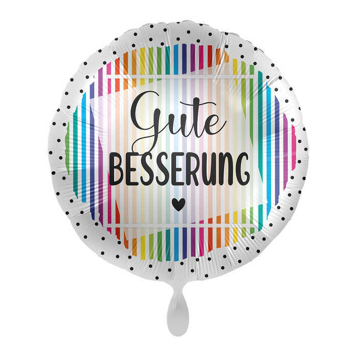 18"/Ø43cm Folienballon  "Gute Besserung"