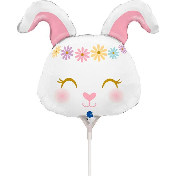 14" Miniloon "Hippie Hase" | Weiß (unverpackt)