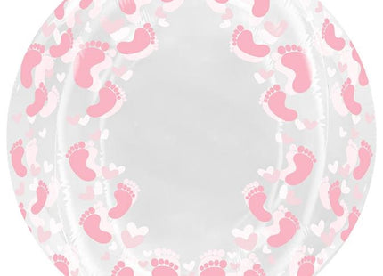 ABC4D Globe Baby Girl Pink Füße | 48cm