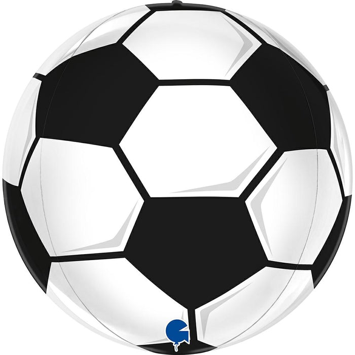 18"/Ø38cm 4D Folienballon Globe Fußball