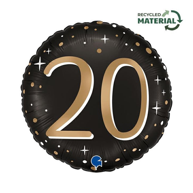 ABC18 Folienballon Sparkling 20 | 45cm