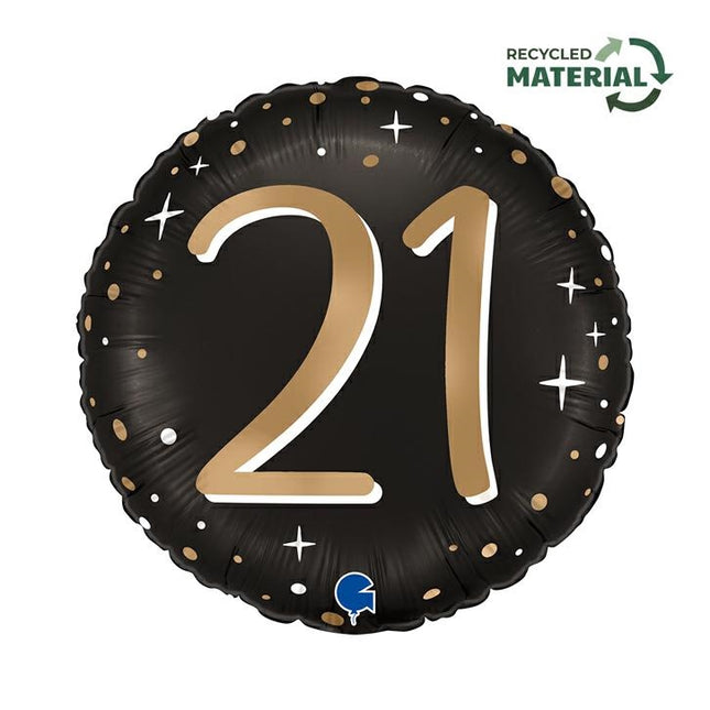 ABC18 Folienballon Sparkling 21 | 45cm