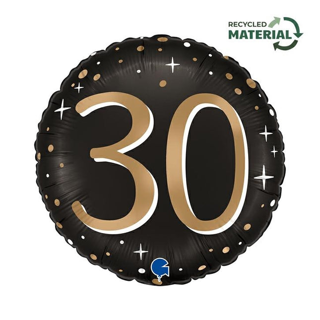 ABC18 Folienballon Sparkling 30 | 45cm