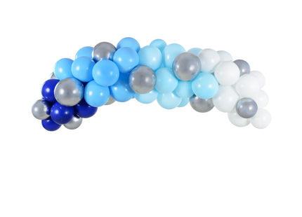Latexballon Ballongirlande blau, 200cm