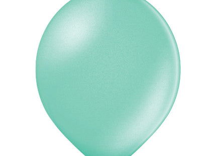100 Stk. Luftballon Uni Metallic Ø 12cm | Hellgrün