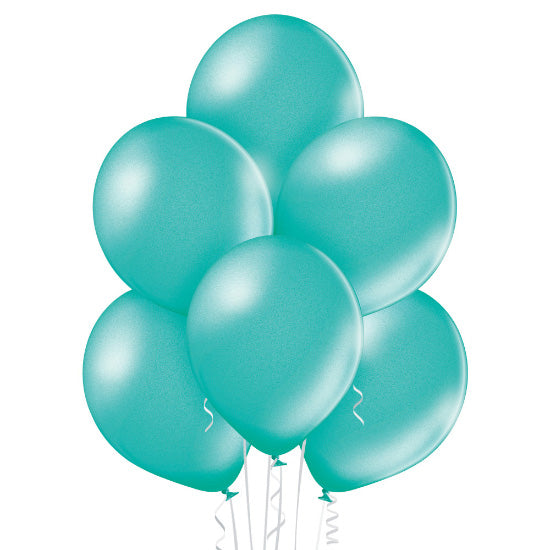 100 Stk. Luftballon Uni Metallic Ø 30cm | Grün