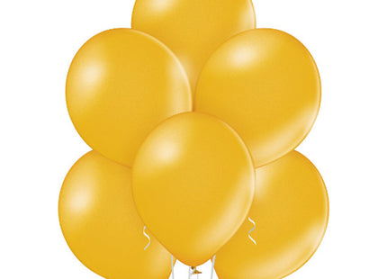 50 Luftballons Uni Metallic Ø 30/33cm | Gold #060