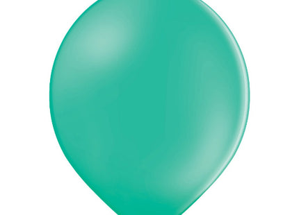 100 Stk. Luftballon Uni Pastell Ø 12cm | Waldgrün