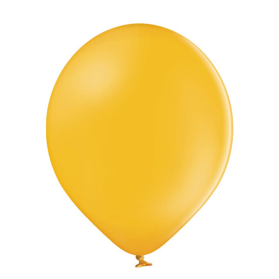 100 Stk. Luftballon Uni Pastell Ø 12cm | Ocker