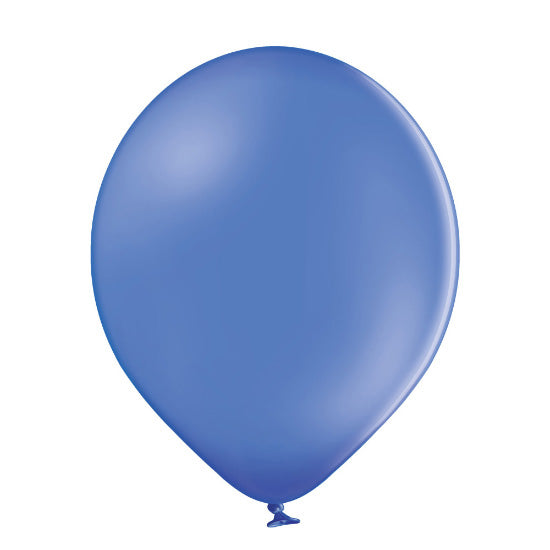 100 Stk. Luftballon Uni Pastell Ø 12cm | Kornblumenblau