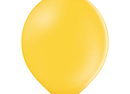 100 Stk. Luftballon Uni Pastell Ø 12cm | Intensivgelb