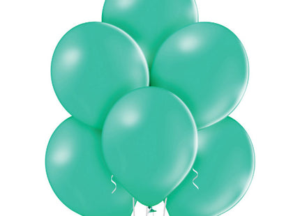 100 Stk. Luftballon Uni Pastell Ø 30cm | Waldgrün