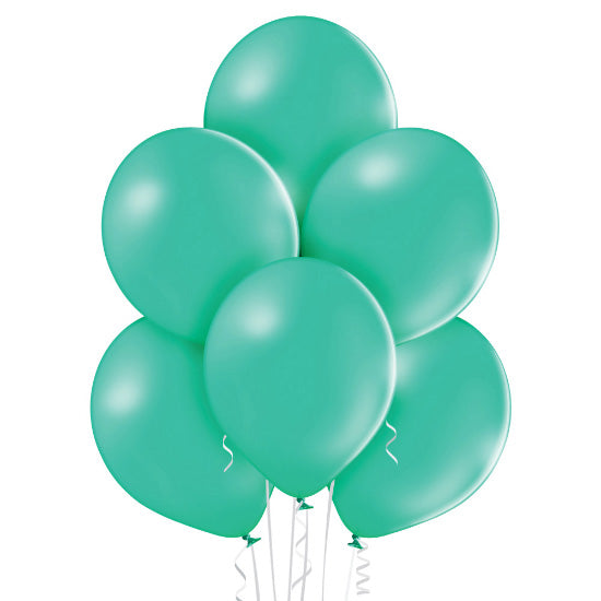 100 Stk. Luftballon Uni Pastell Ø 30cm | Waldgrün