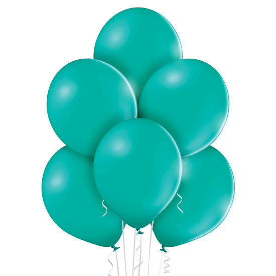 100 Stk. Luftballon Unifarben Ø 30cm | Türkis #013