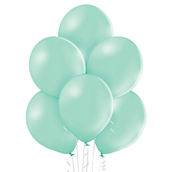 50 Luftballons Uni Pastell Ø 30/33cm | Light Green