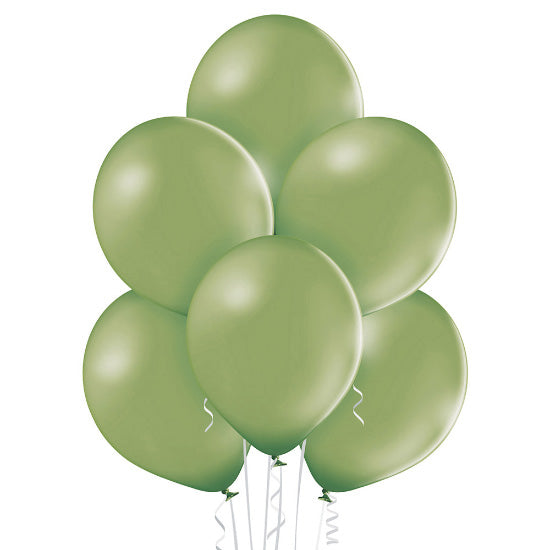 100 Stk. Luftballon Uni Pastell Ø 30cm | Rosmaringrün