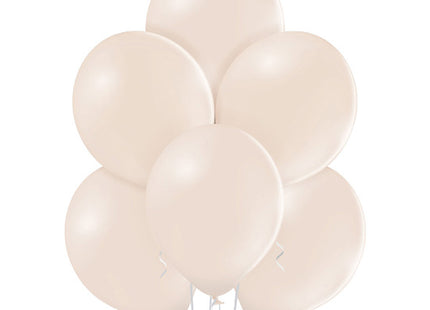 50 Luftballons Uni Pastell Ø 30/33cm | Alabaster