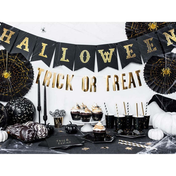 Banner "Halloween" Schwarz | 20 x 175 cm