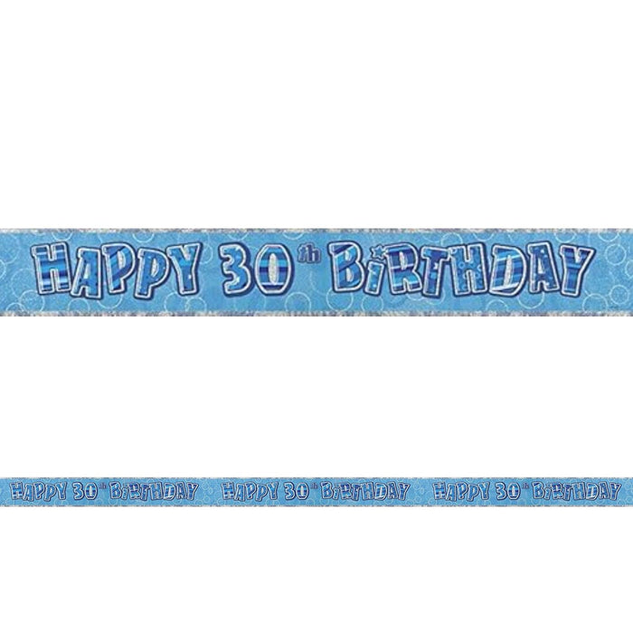 Banner Folie Glitz #30 Blau 274 cm
