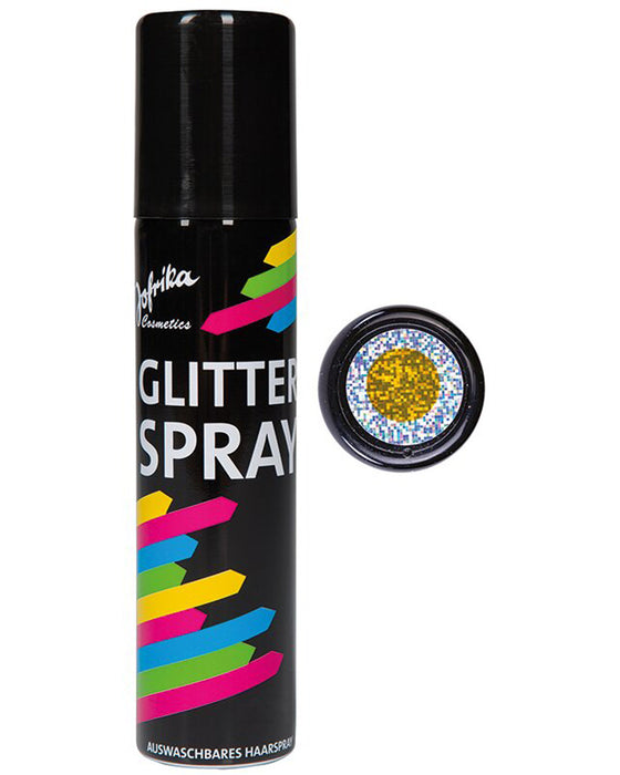 Glitter Color Haarspray - Farbspray 100 ml | Gold