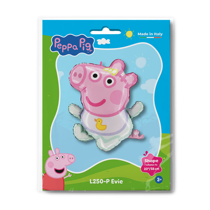 23"  Folienballon Shape Peppa Pig Evie | 58 cm