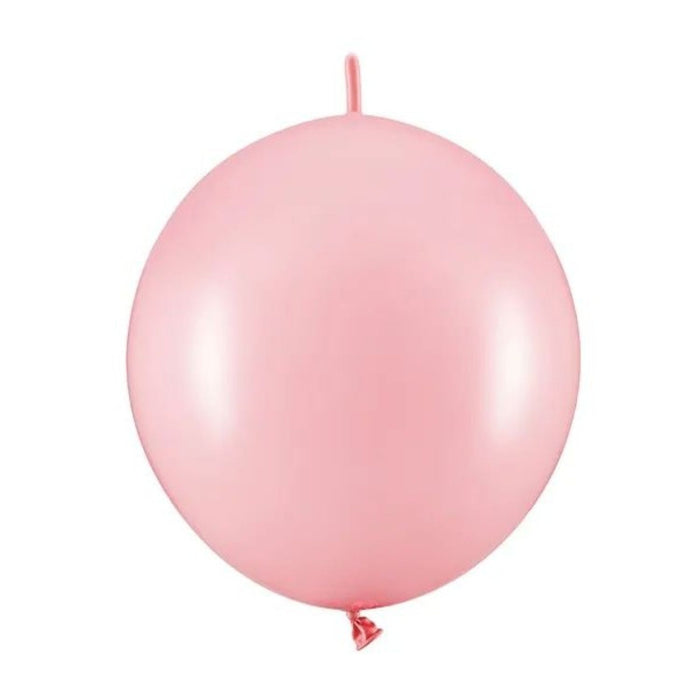 Latexballon 28 cm Verbindungsballon Pastell Baby Pink | 20 Stück