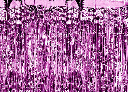 Türvorhang Lametta lila | 90x250cm