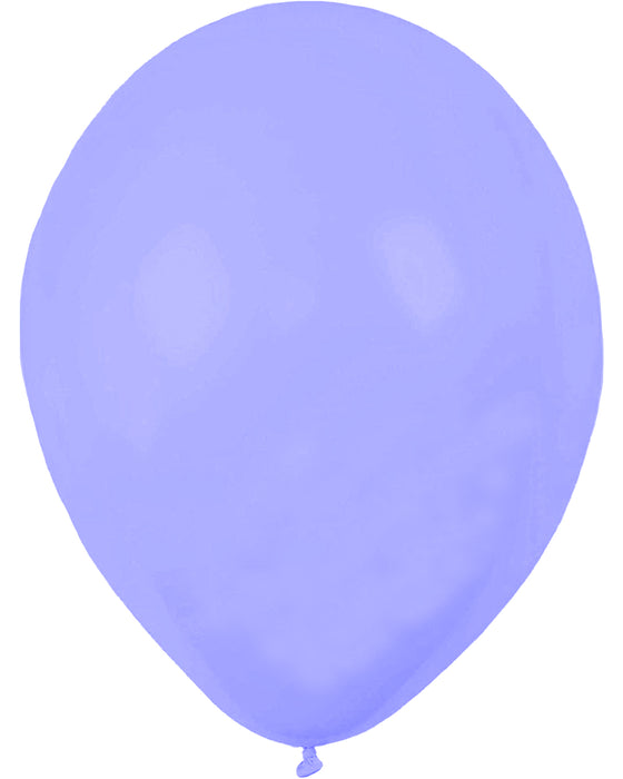 5 Latexballons "Uni Pastell" 30/33 cm Ø | Royalblau