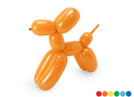 Modelling Ballons und 1 Pumpe, 30St. Bunter Mix