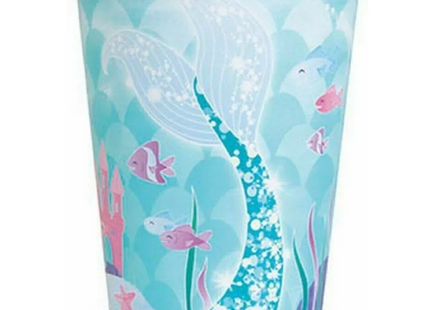 Pappbecher Meerjungfrau 266ml/8Stk.