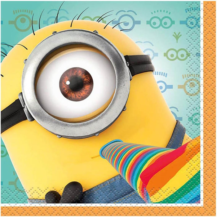 "Minions" Tischdeko | Servietten 16Stk./25x25cm