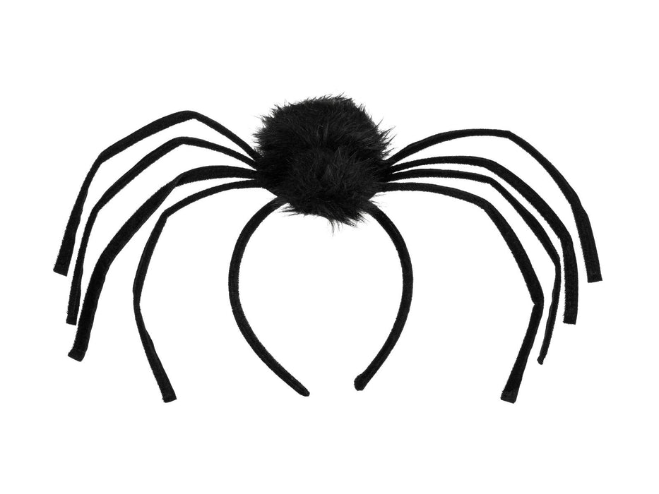Halloween Haarreif "Spinne" | Schwarz