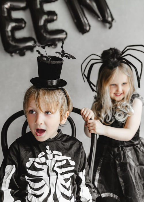 Halloween Haarreif "Spinne" | Schwarz