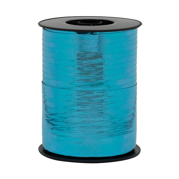 Geschenkband Polyband  10mm/250m Metallic Aqua