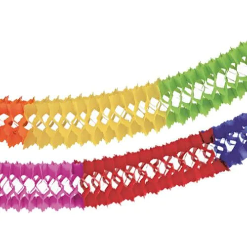 Papiergirlande "Intensive" Ø 16 cm · 4 m | Schwer entflammbar