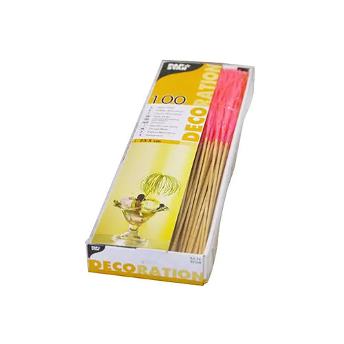 Partypicker "Feuerwerk" 15,5 cm  - Neon 100 Stück