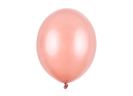 Latexballon Uni Metallic 30cmØ | 50Stk. Rosegold