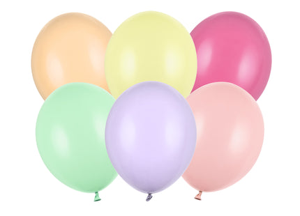 Latexballon 30cmØ Uni Pastell | 50Stk. - Bunt